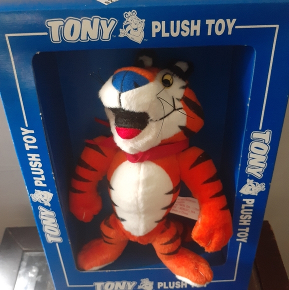 🐯🥣 TONEY THE TIGER 1997 Plush Doll NIB Collector's Item Rare  🐯🥣 - Picture 6 of 14